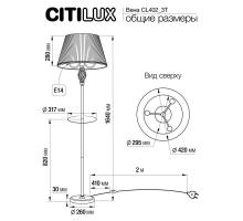 Торшер Citilux Вена CL402923T