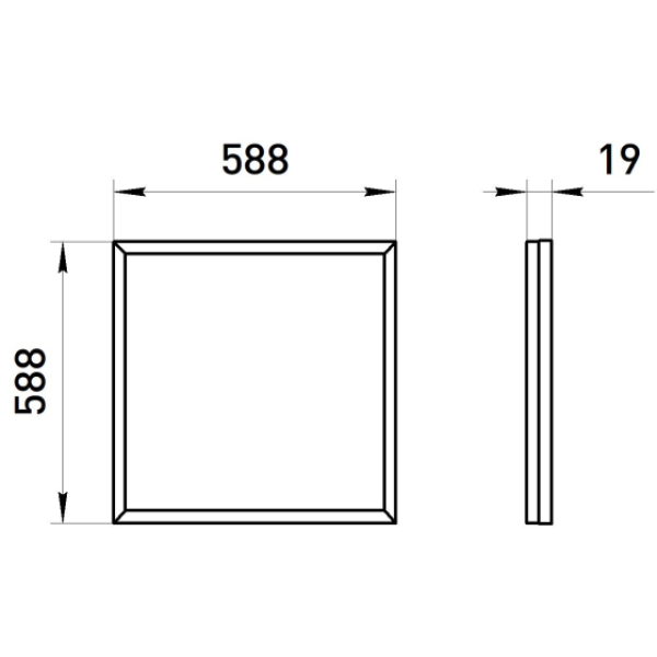 Встраиваемый светодиодный светильник ЭРА SPO-640-3-6K-32 Б0061335