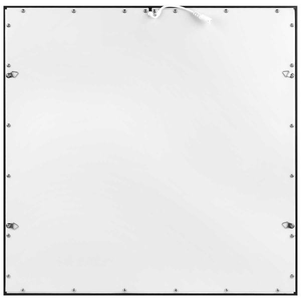 Светодиодная панель ЭРА Грильято SPL-540-B-40K-040 40Вт 4000К 588x588x8 черная без драйвера с ушками ультратонкая Б0063101