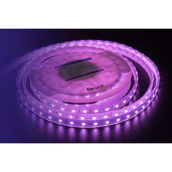Светодиодная влагозащищенная лента DesignLed 14,4W/m 60LED/m 5050SMD разноцветный 5M 001489 Светодиодная влагозащищенная лента DesignLed 14,4W/m 60LED/m 5050SMD разноцветный 5M 001489