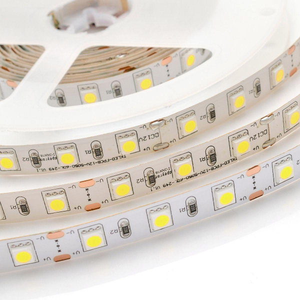 Светодиодная лента Apeyron 14,4W/m 60LED/m 5050SMD дневной белый 5M 00-317