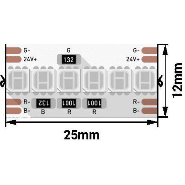 Светодиодная влагозащищенная лента DesignLed 16,4W/m 240LED/m 3838SMD разноцветный 5M 005762 Светодиодная влагозащищенная лента DesignLed 16,4W/m 240LED/m 3838SMD разноцветный 5M 005762