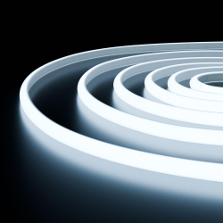 Светодиодная влагозащищенная лента для бани и сауны OGM 14,4W/m 180LED/m 2835SMD холодный белый 5M LSE-299