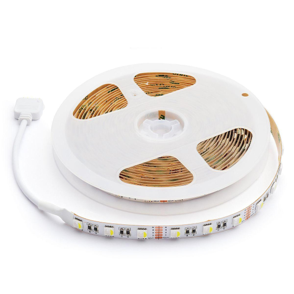 Светодиодная лента Apeyron 14,4W/m 60LED/m 5050SMD разноцветная/холодный белый 5M 00-109 Светодиодная лента Apeyron 14,4W/m 60LED/m 5050SMD разноцветная/холодный белый 5M 00-109