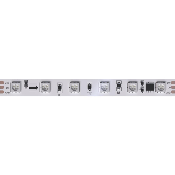 Светодиодная лента 24V 14,4W/m RGB 5м Arte Lamp SPI A2406010-05-RGB Светодиодная лента 24V 14,4W/m RGB 5м Arte Lamp SPI A2406010-05-RGB