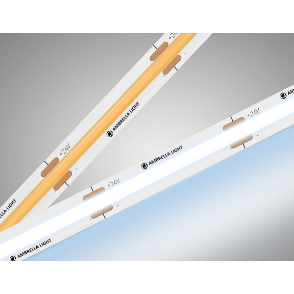 Светодиодная лента Ambrella Light GS4753 COB 528Led/14W m/ 24V IP20 6500K/ 5m*10mm*2mm (2 конт.) GS4753 Светодиодная лента Ambrella Light GS4753 COB 528Led/14W m/ 24V IP20 6500K/ 5m*10mm*2mm (2 конт.) GS4753