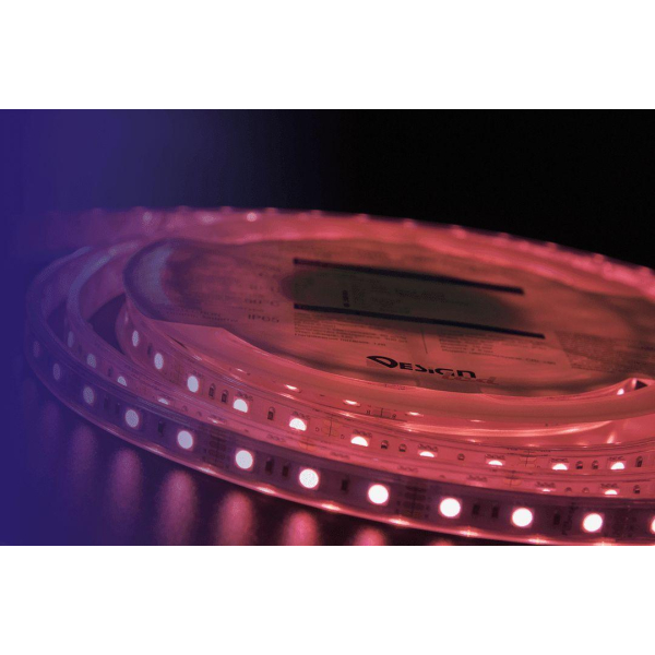 Светодиодная влагозащищенная лента DesignLed 14,4W/m 60LED/m 5050SMD разноцветный 5M 001489 Светодиодная влагозащищенная лента DesignLed 14,4W/m 60LED/m 5050SMD разноцветный 5M 001489