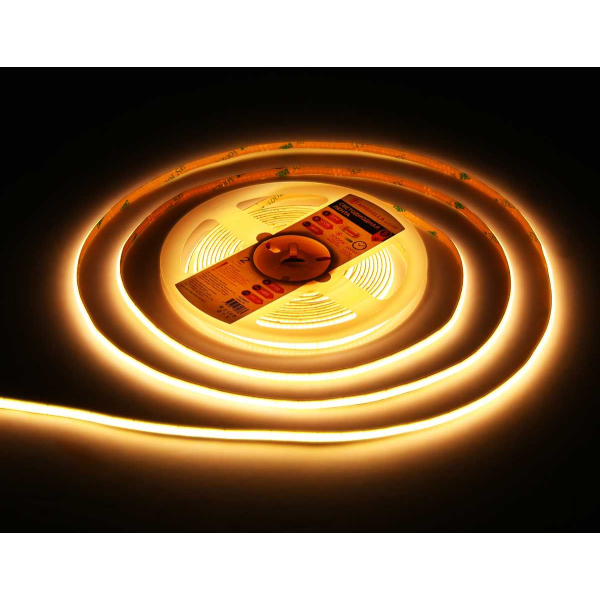 Светодиодная лента Ambrella Light GS4611 COB 400Led/10W m/ 24V IP20 3000K/ 5m*5mm*2.1mm (2 конт.) GS4611 Светодиодная лента Ambrella Light GS4611 COB 400Led/10W m/ 24V IP20 3000K/ 5m*5mm*2.1mm (2 конт.) GS4611