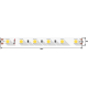 Светодиодная влагозащищенная лента DesignLed 14,4W/m 60LED/m 5050SMD холодный белый 5M 000520