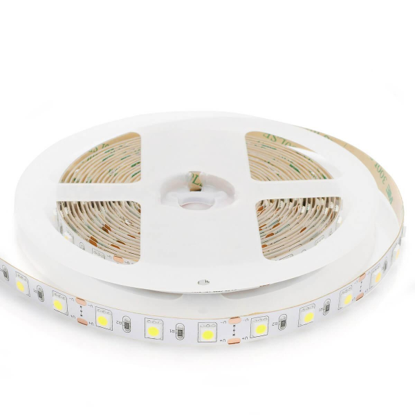 Светодиодная лента Apeyron 14,4W/m 60Led/m 5050SMD холодный белый 2M 228BL