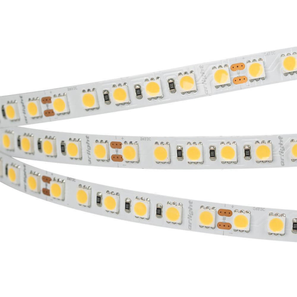 Светодиодная лента Arlight 23W/m 96LED/m 5060SMD холодный белый 5M 018731