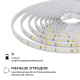 Светодиодная лента Apeyron 9,6W/m 120LED/m 2835SMD холодный белый 5M 00-443