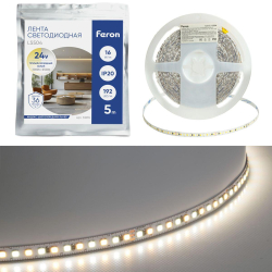 Светодиодная лента Feron LS504 16W/m 192LED/m 2835SMD 3000К+6500K 5M 51835