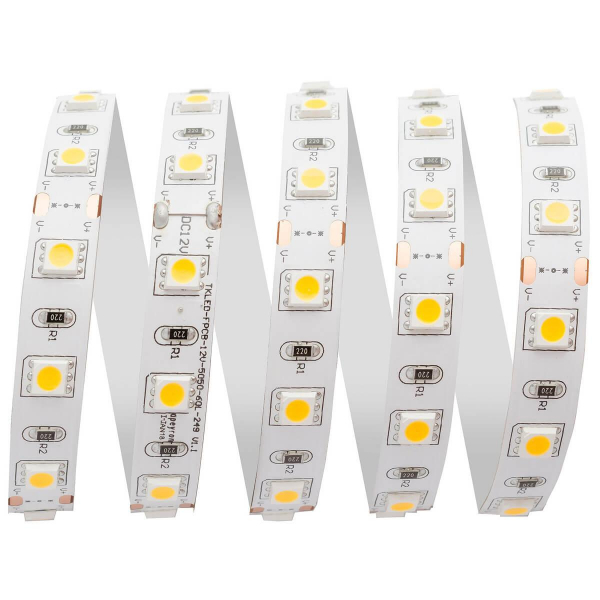 Светодиодная лента Apeyron 14,4W/m 60Led/m 5050SMD дневной белый 3M 226BL