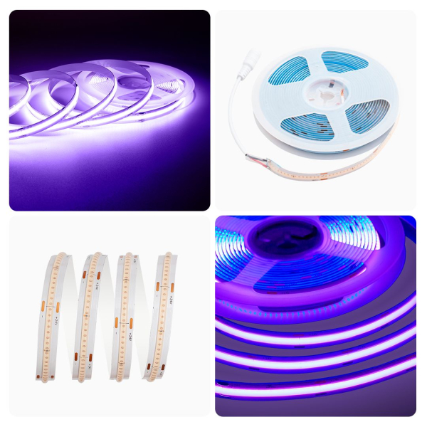Светодиодная лента Apeyron 11W/m 352LED/m COB фиолетовый 5M 192ОО Светодиодная лента Apeyron 11W/m 352LED/m COB фиолетовый 5M 192ОО