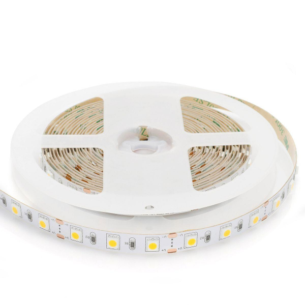 Светодиодная лента Apeyron 14,4W/m 60LED/m 5050SMD теплый белый 5M 00-16