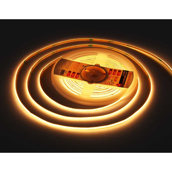 Светодиодная лента Ambrella Light GS4601 COB 384Led/ 7W m/ 24V IP20 3000K/ 5m*3mm*2mm (2 конт.) GS4601 Светодиодная лента Ambrella Light GS4601 COB 384Led/ 7W m/ 24V IP20 3000K/ 5m*3mm*2mm (2 конт.) GS4601