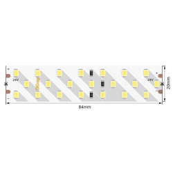 Светодиодная лента SWG 24W/m 252LED/m 2835SMD нейтральный белый 5M 005077