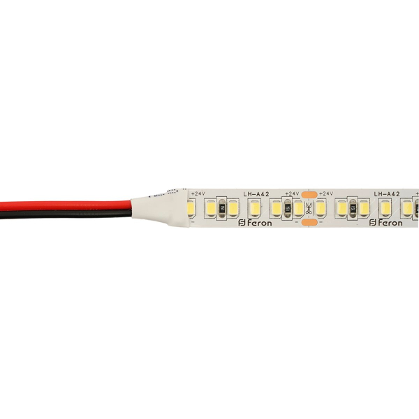 Светодиодная лента Feron 16W/m 180LED/m 2835SMD 3000К 30M LS502 53089