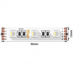 Светодиодная лента SWG 19,2W/m 60LED/m 5050SMD разноцветный/ нейтральный белый 5M 002770