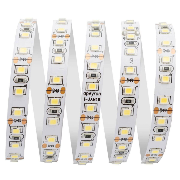 Светодиодная лента Apeyron 9,6W/m 120Led/m 3528SMD дневной белый 5M 00-143