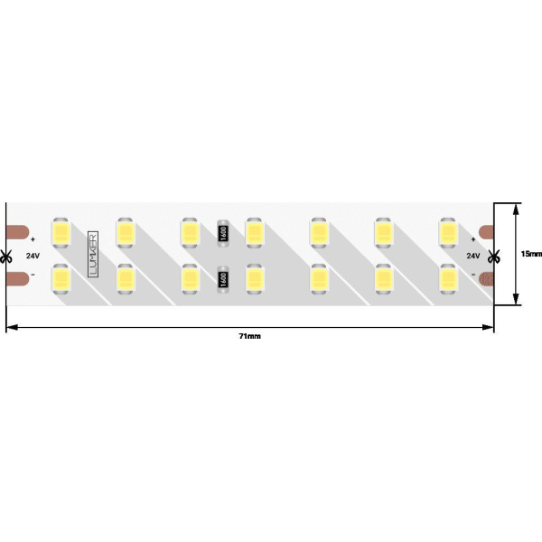 Светодиодная влагозащищенная лента DesignLed 18W/m 196LED/m 2835SMD нейтральный белый 5M 000528 Светодиодная влагозащищенная лента DesignLed 18W/m 196LED/m 2835SMD нейтральный белый 5M 000528