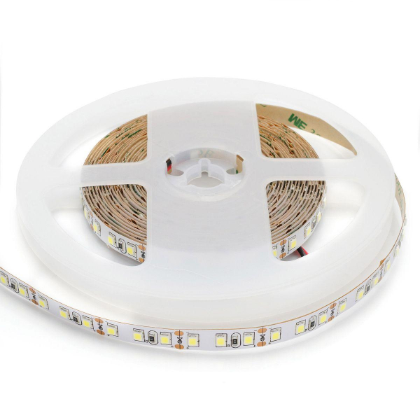 Светодиодная лента Apeyron 9,6W/m 120LED/m 3528SMD холодный белый 3M 214BL