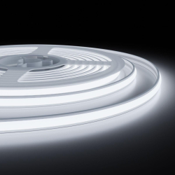 Светодиодная лента Apeyron 10W/m 528LED/m COB холодный белый 5М 00-409