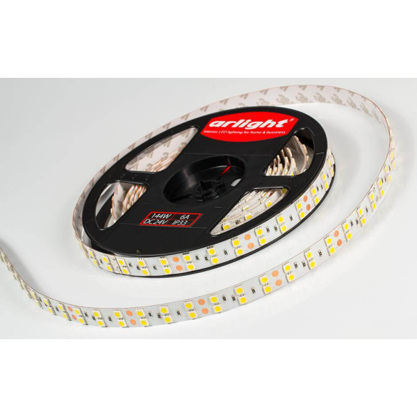 Светодиодная лента Arlight 28,8W/m 120LED/m 5060SMD холодный белый 5M 013756