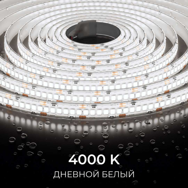Светодиодная лента Apeyron 14,4W/m 240LED/m 2835SMD дневной белый 5M 00-504