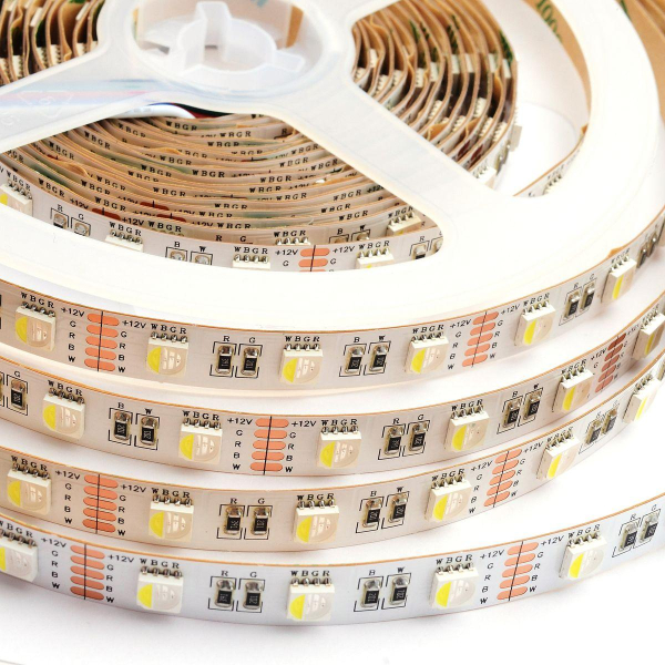 Светодиодная лента Apeyron 14,4W/m 60LED/m 5050SMD разноцветная/холодный белый 5M 00-109 Светодиодная лента Apeyron 14,4W/m 60LED/m 5050SMD разноцветная/холодный белый 5M 00-109