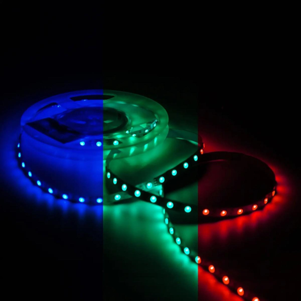 Светодиодная лента Gauss 10W/m 60LED/m 5050SMD разноцветный 5M BT042 Светодиодная лента Gauss 10W/m 60LED/m 5050SMD разноцветный 5M BT042