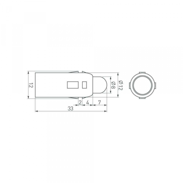 Светодиодный модуль Arlight ARL-D12 5V RGB 023329