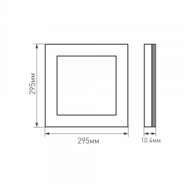 Светодиодная панель Arlight IM-300x300A-12W Day White 023148(1)