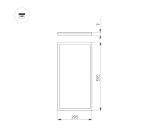 Светодиодная панель Arlight DL-INTENSO-S300x600-28W Day4000 (WH, 120 deg, CRI90, 230V) 043553