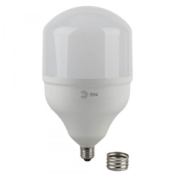 Лампа светодиодная ЭРА E40 65W 6500K матовая LED POWER T160-65W-6500-E27/E40 Б0027924