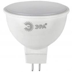 Лампа светодиодная ЭРА GU5.3 7W 2700K матовая ECO LED MR16-7W-827-GU5.3 Б0050183