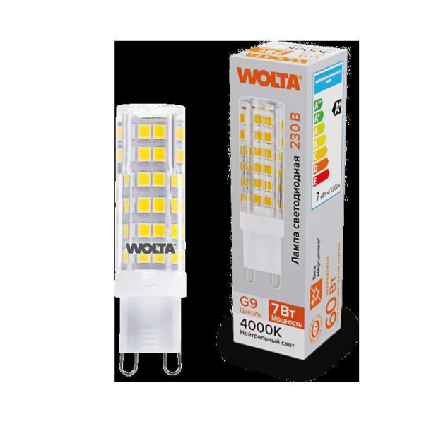Светодиодная лампа WOLTA WSTD-JCD-7W4KG9-C Светодиодная лампа WOLTA WSTD-JCD-7W4KG9-C