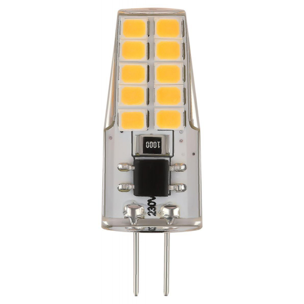 Лампа светодиодная ЭРА G4 2,5W 2700K прозрачная LED-JC-2,5W-220V-SLC-827-G4 Б0049091