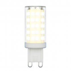 Лампа светодиодная Uniel G9 9W 3000K прозрачная LED-JCD-9W/3000K/G9/CL GLZ09TR UL-00006488