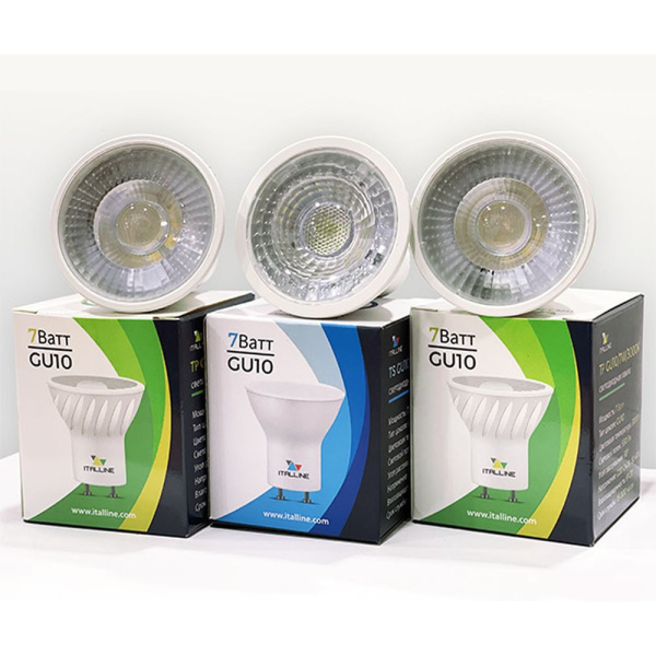 Лампа светодиодная Italline TP GU10/7W/4000K