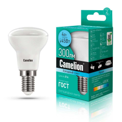 Лампа светодиодная Camelion E14 4W 4500K LED4-R39/845/E14 13354