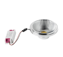 Лампа светодиодная Lightstar LED AR111 12W 3000K полусфера хром 932132