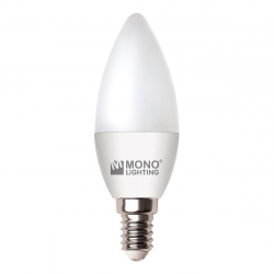 Лампа светодиодная Mono Electric lighting E14 3W 6500K матовая 100-030014-651