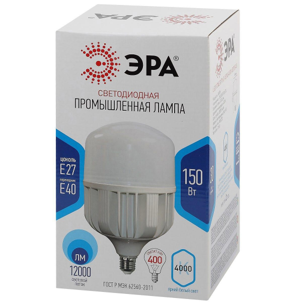 Лампа светодиодная ЭРА LED POWER T160-150W-4000-E27/E40 Б0051795