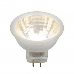 Лампа светодиодная Uniel GU4 3W 3000K прозрачная LED-MR11-3W/WW/GU4/220V GLZ21TR UL-00001702