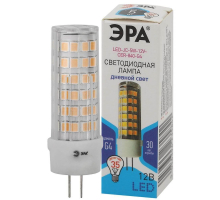 Лампа светодиодная ЭРА G4 5W 4000K прозрачная LED JC-5W-12V-CER-840-G4 Б0049088