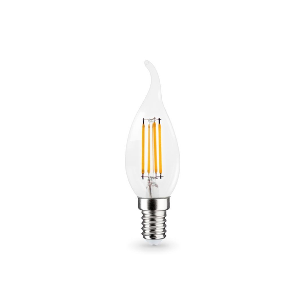 Лампа светодиодная Свеча на ветру CF35 15W 4000K Ambrella light Bulding 351524 Лампа светодиодная Свеча на ветру CF35 15W 4000K Ambrella light Bulding 351524
