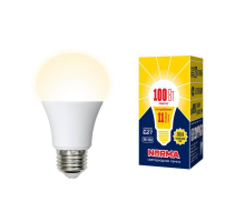 Лампа светодиодная E27 11W 3000K матовая LED-A60-11W/WW/E27/FR/NR UL-00003787