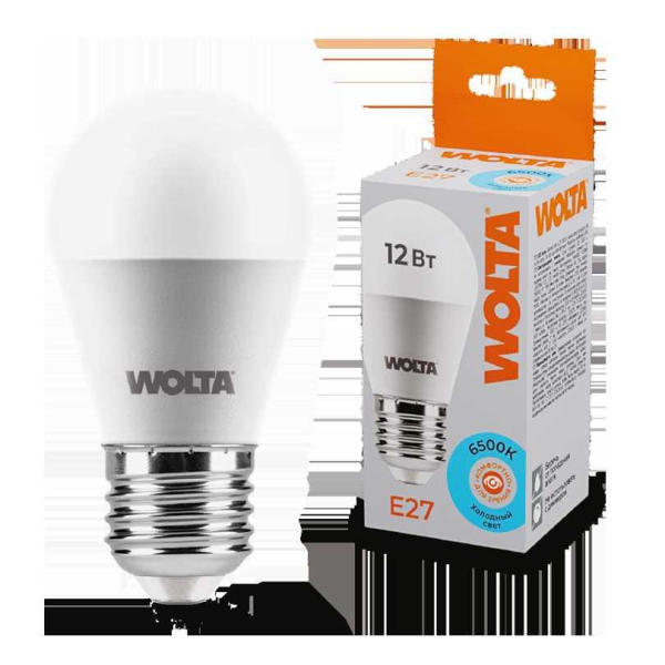 Светодиодная лампа WOLTA 25W45GL12E27 Светодиодная лампа WOLTA 25W45GL12E27